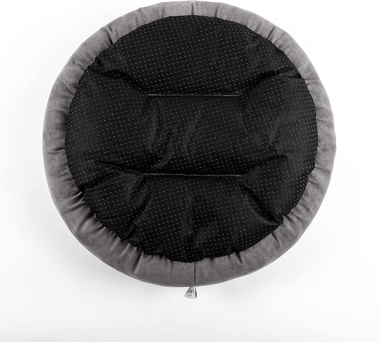 round Donut Cat and Dog Cushion Bed, 20In Pet Bed for Cats or Small Dogs, Anti-Slip & Water-Resistant Bottom, Super Soft Durable Fabric Pet Supplies, Machine Washable Luxury Cat & Dog Bed